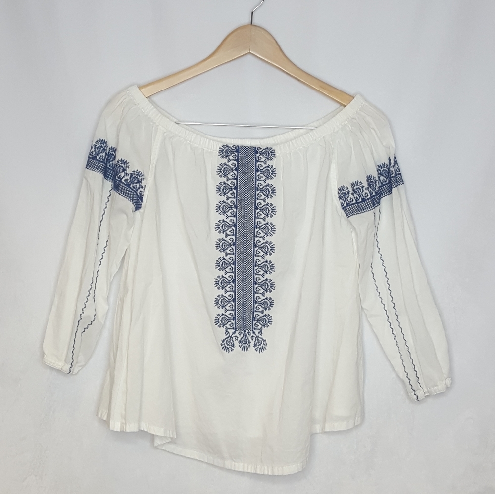 Madewell off-the-shoulder top size S